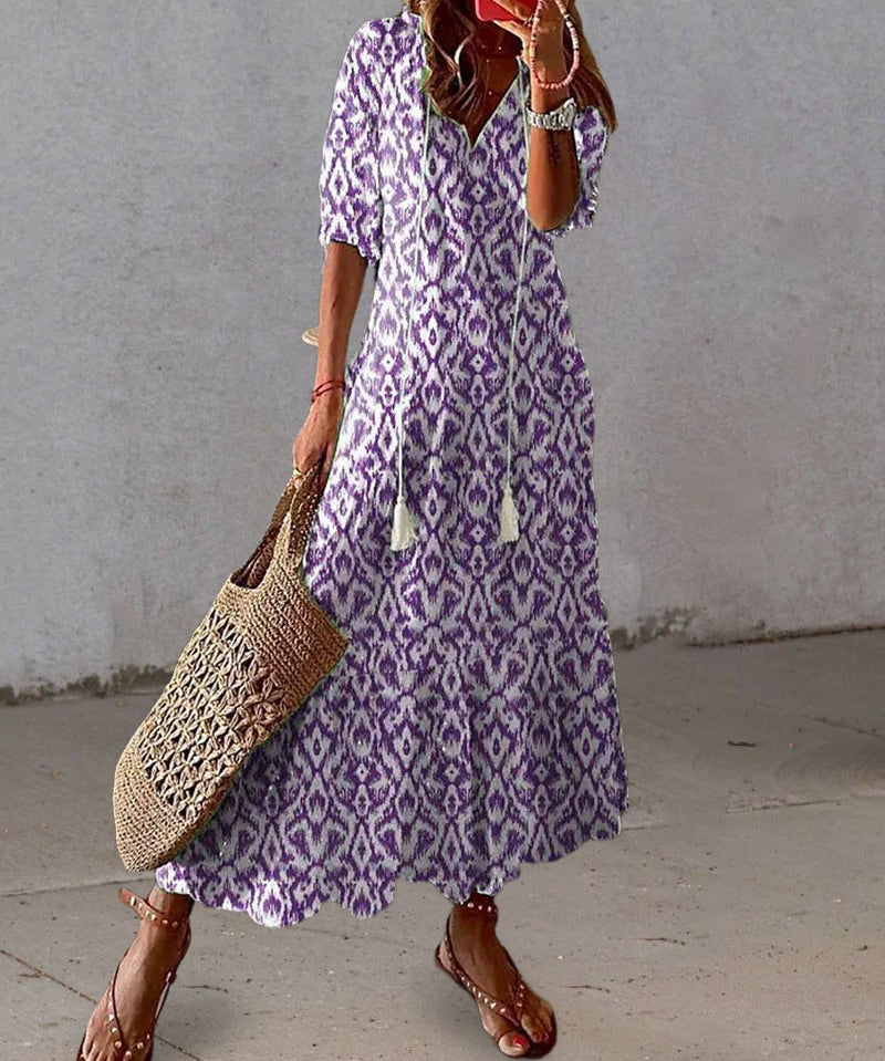 CASSIA™ - Boho Tummy Coverage Dress