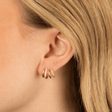 Melisande - Glossy Minimalist Finish Earrings