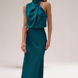 ELARA™ - Elegant Satin Evening Dress