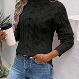 MAIKA™ - Cable Knit Turtleneck Sweater
