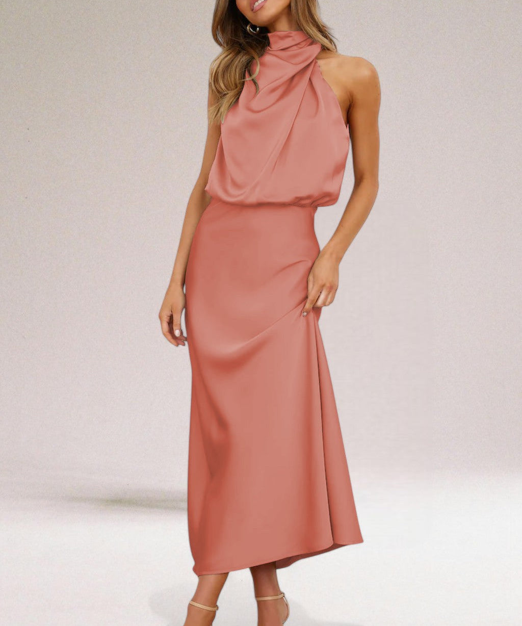 ELARA™ - Elegant Satin Evening Dress