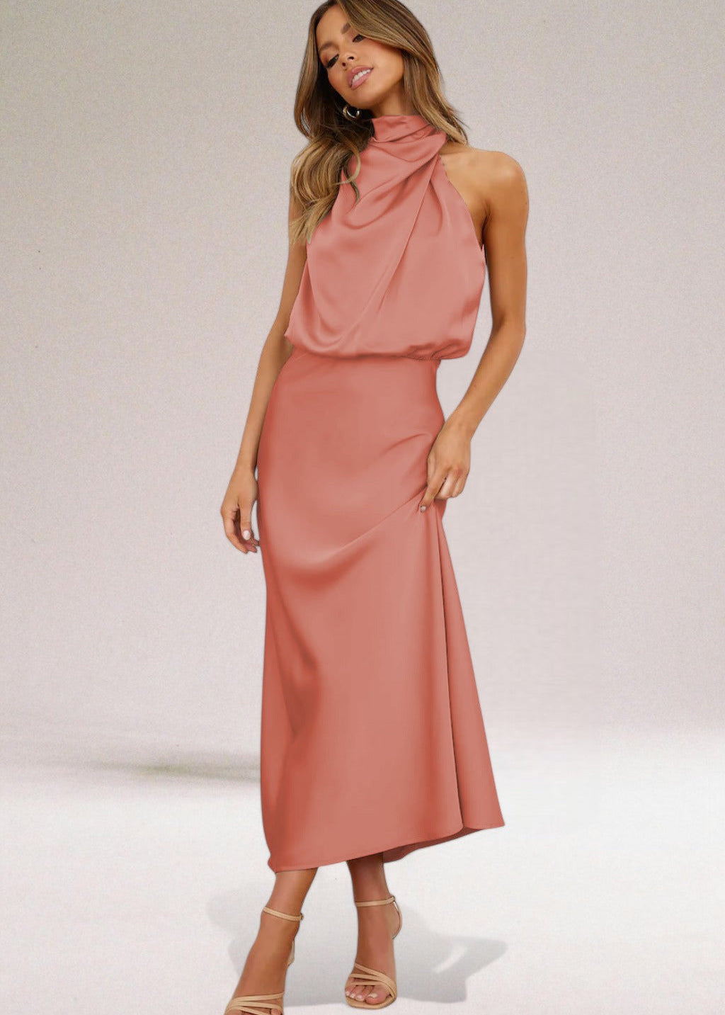 ELARA™ - Elegant Satin Evening Dress
