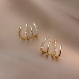 Melisande - Glossy Minimalist Finish Earrings