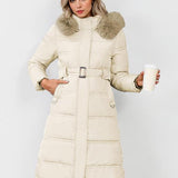 LEYLA™ - Stylish Plush Coat with Waist Tie for Cozy Fall & Winter