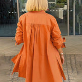 CÉLINA™ - Classy Long Shirt Jacket