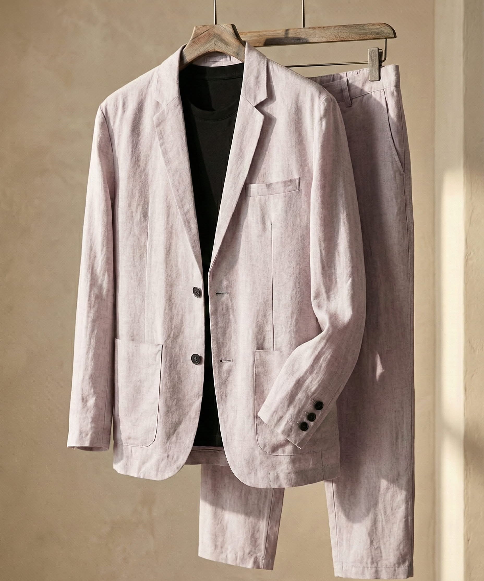 ENZO REFINED LINEN SUIT