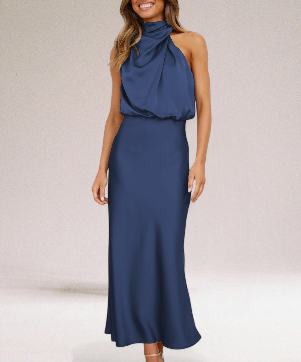 ELARA™ - Elegant Satin Evening Dress