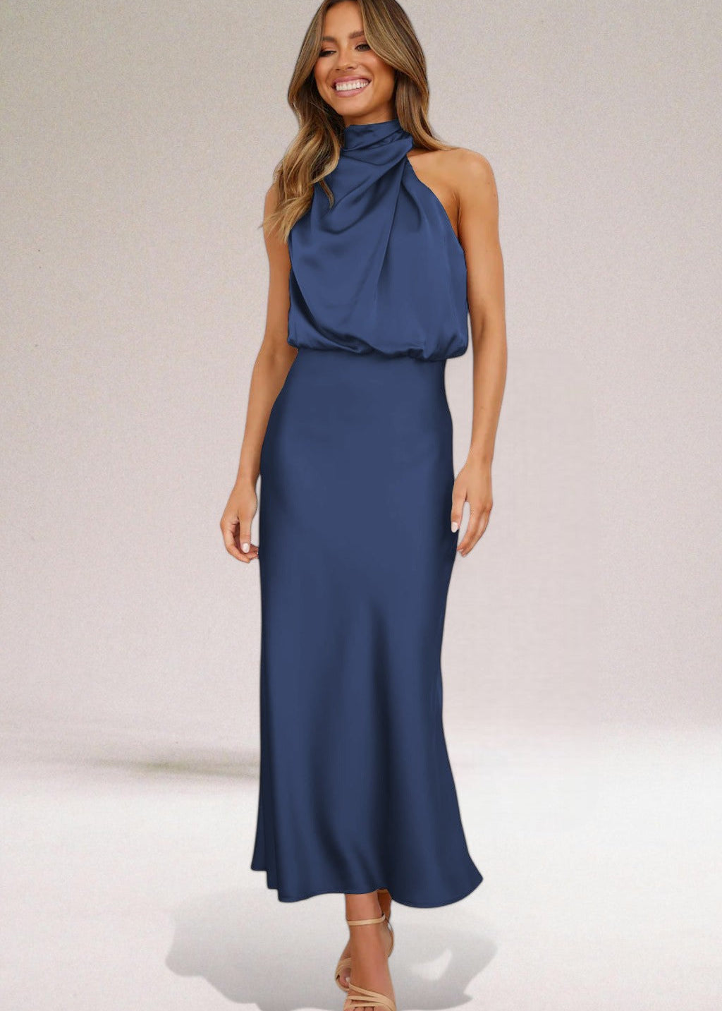 ELARA™ - Elegant Satin Evening Dress