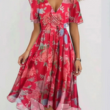 LAVINA™ – Vibrant Boho Midi Dress