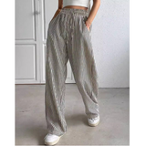 BAYLEEZ™ – Simple Summer Striped Relaxed Fit Bottoms
