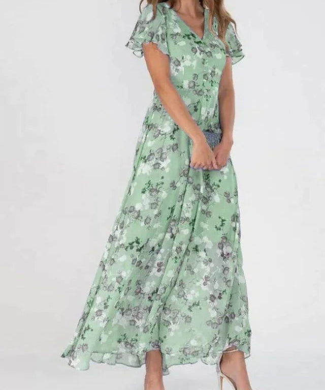 BRENDA™ – Flowing Floral Maxi Dress