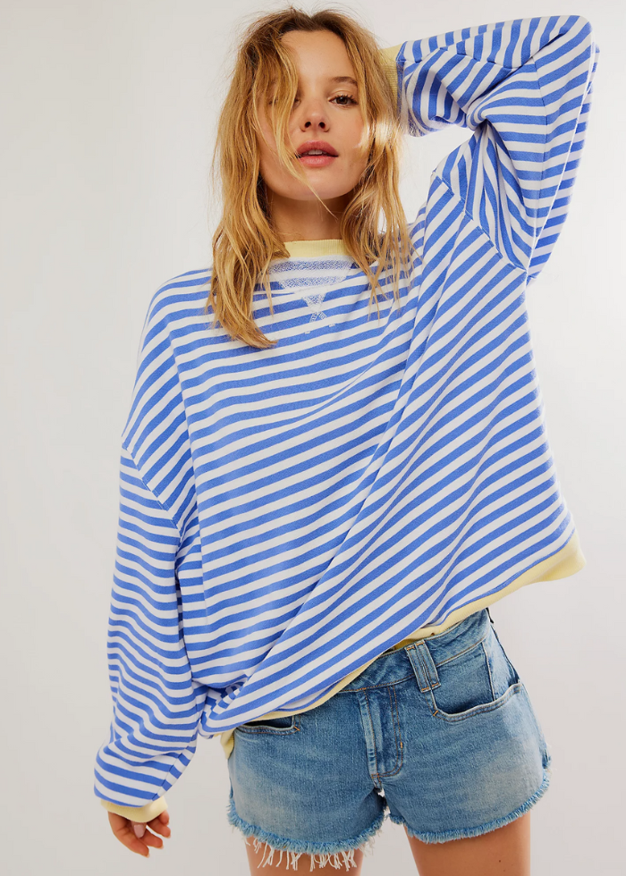 Ashley | Playful Striped Sweater
