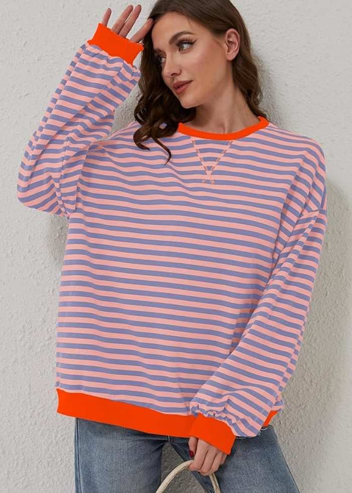 Ashley | Playful Striped Sweater