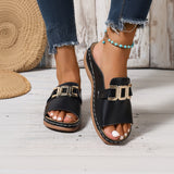 MICHELLE™ - Block Heel Slip-On Sandals