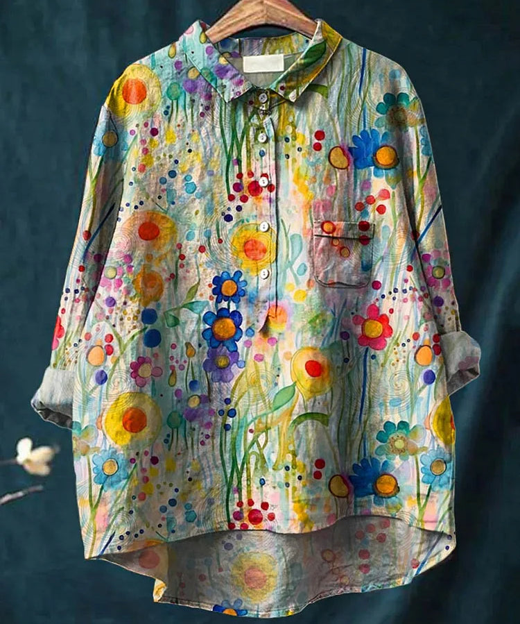 CLAUDINE™ - Serene Art Shirt