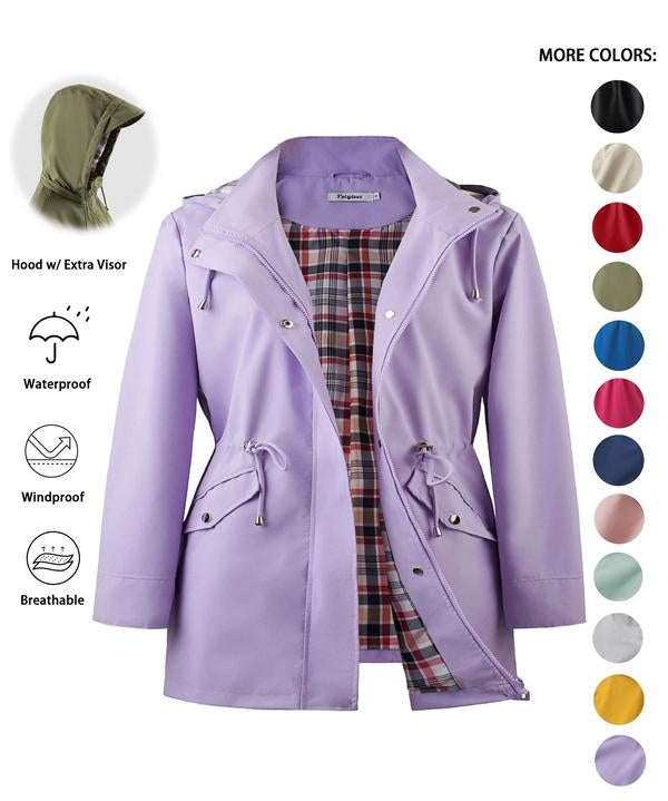 DENA™ - Lightweight Hooded Trench Coat for Casual Outings