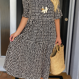 LIVIA ELEGANT MIDI DRESS