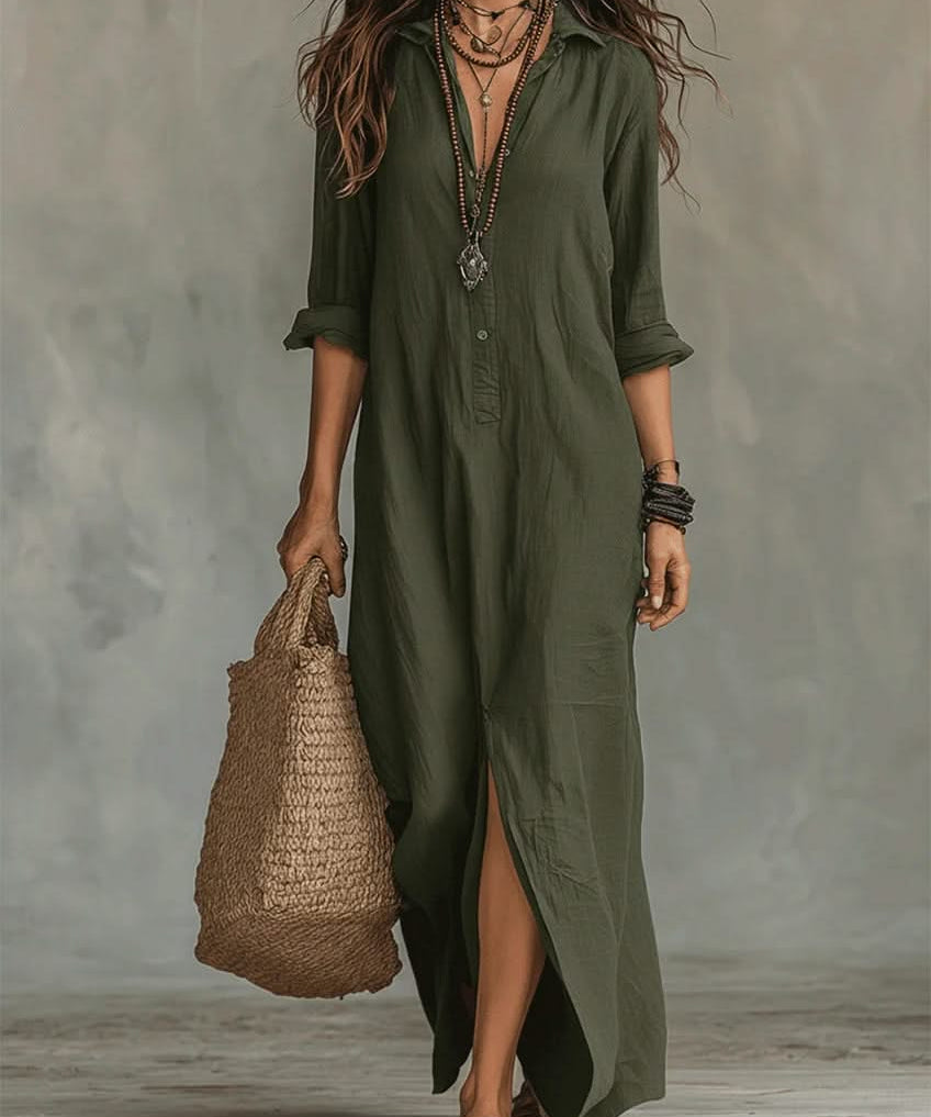 HARRIET V-NECK DRESS