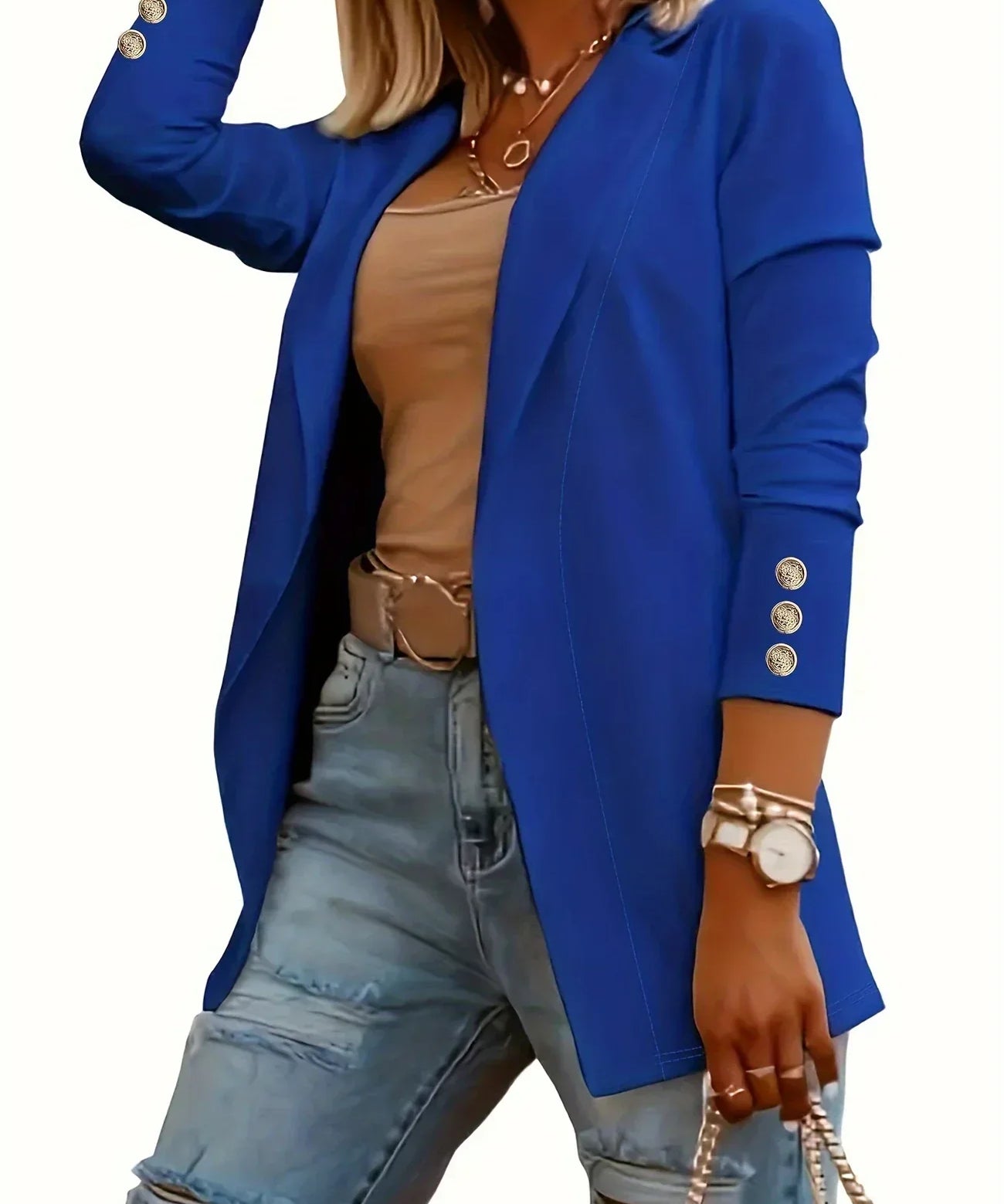 EMMA™ - Chic Open Front Jacket