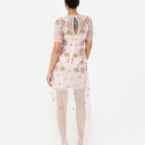Maya 2 in 1 Floral Embellished Maxi Dress