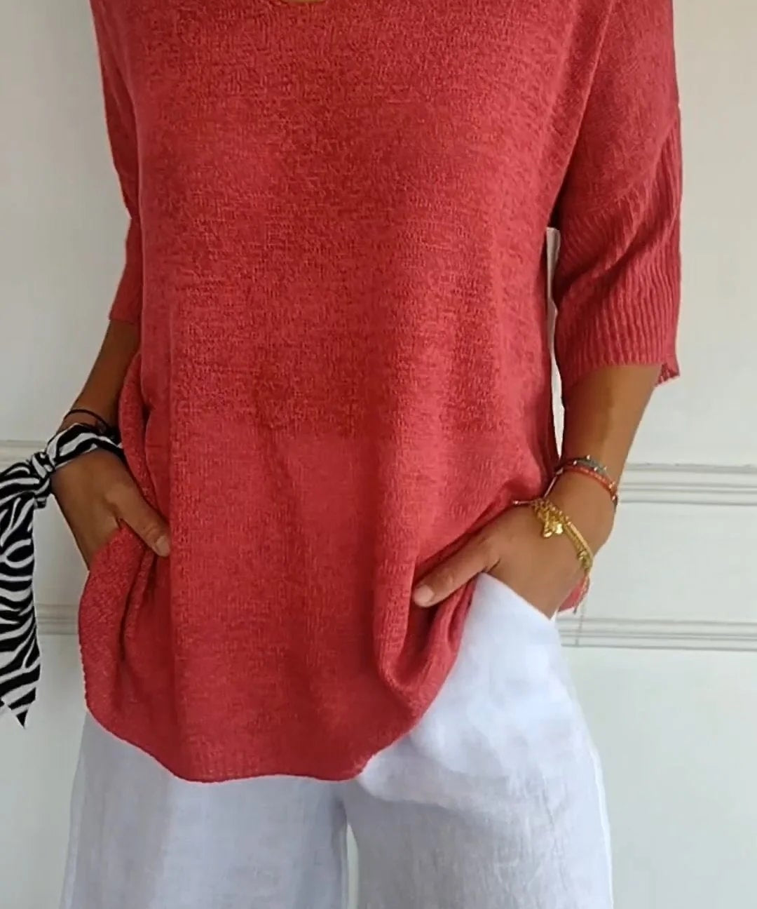 LAUREN™ - Casual V-Neck Top