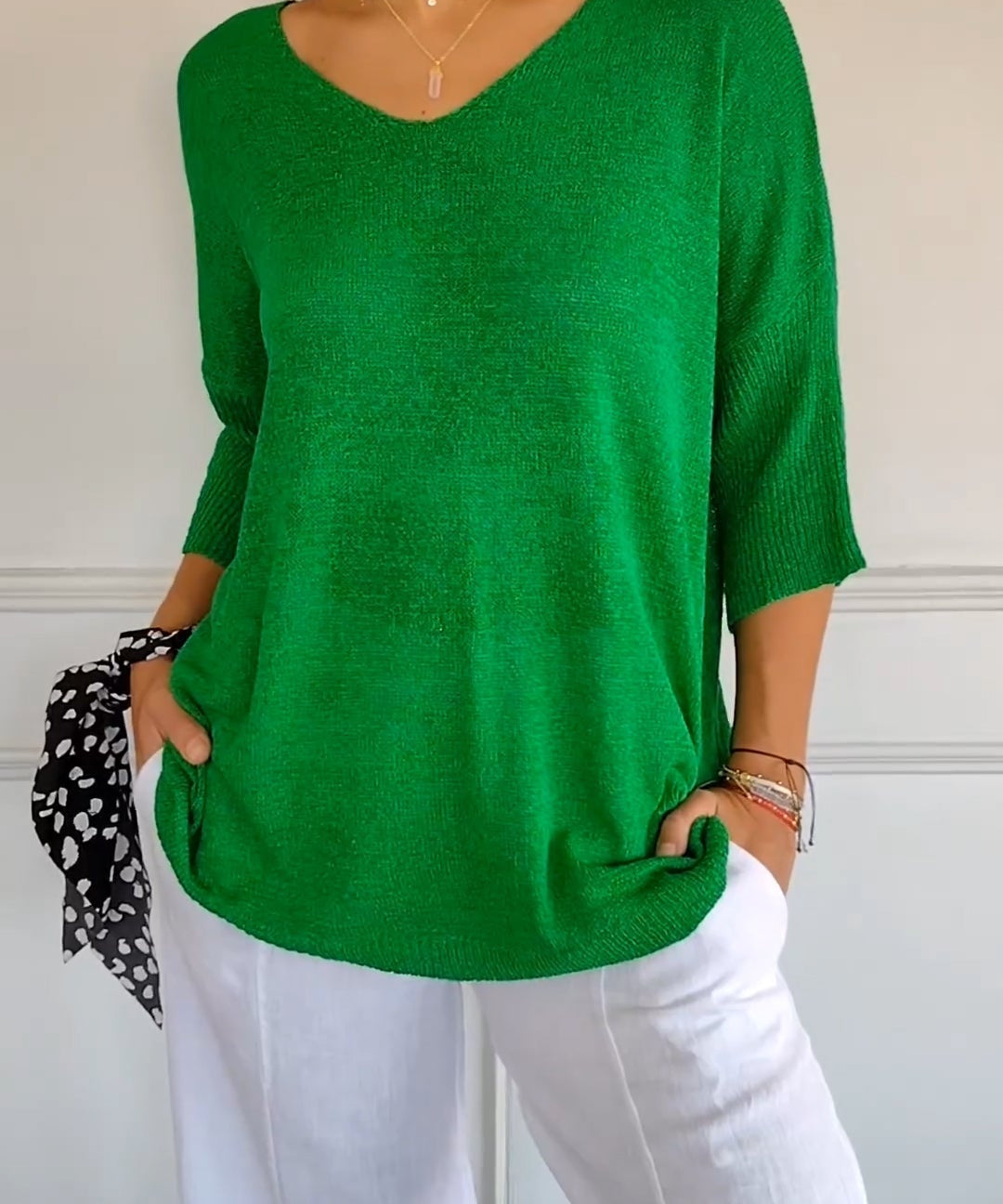 LAUREN™ - Casual V-Neck Top