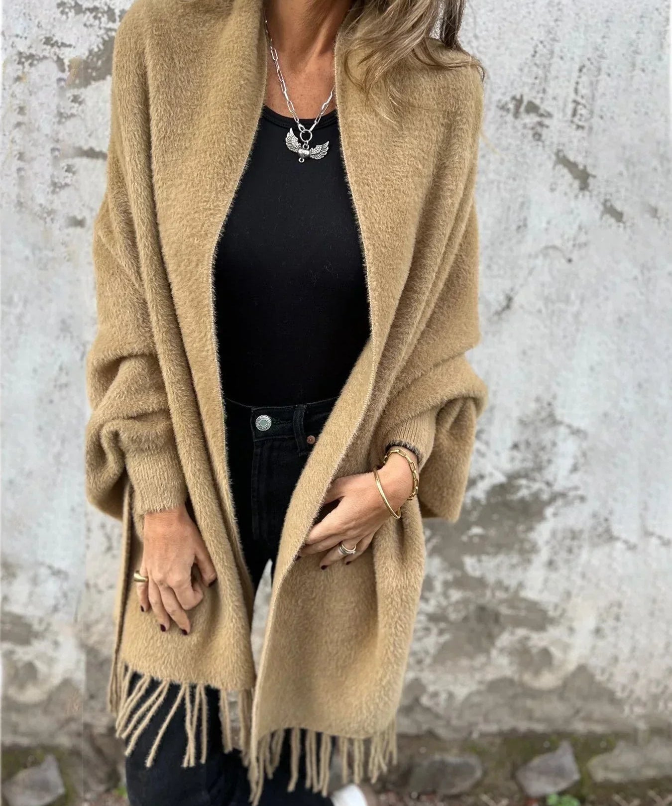 AOIBHE™ - Elegant Drape Cardigan