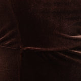 Maya Chocolate Velvet Bardot Dress