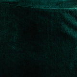 Maya Emerald Green V Neck 3/4 Flute Sleeve Velvet Maxi Dress