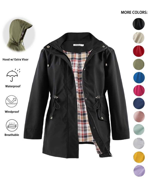 DENA™ - Lightweight Hooded Trench Coat for Casual Outings