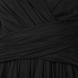 Anaya With Love Recycled Black Sleeveless V Neck Maxi Dress