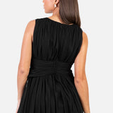 Anaya With Love Recycled Black Sleeveless V Neck Maxi Dress