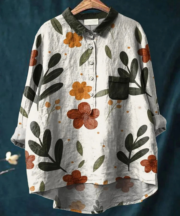 ELEANOR™ - Elegant Plant Art Shirt