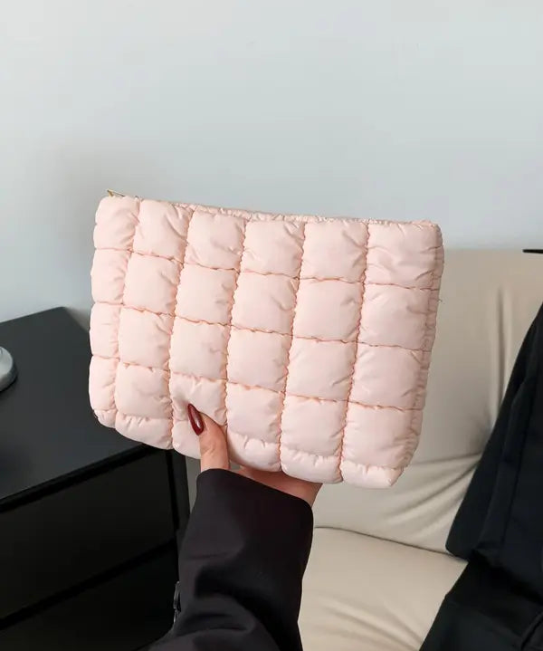 EMILY™ - Large Capacity Quilted Pouch Durable Zipper Travel Storage Bag