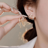 Melisande - Glossy Minimalist Finish Earrings
