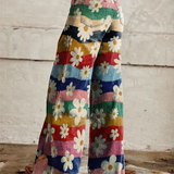 ELIANE™ - Retro Floral Wide-Leg Pants