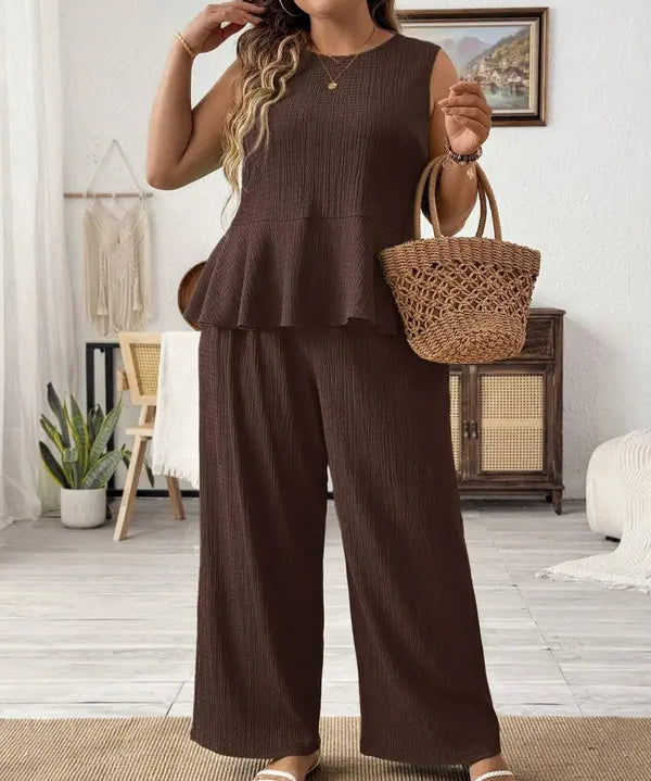 SITTI™ – Lightweight Summer Casual Two-Piece Outfit