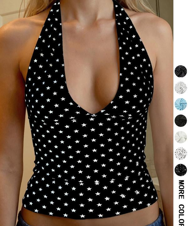 MULAC™ - Casual Halter Neck Sleeveless Top