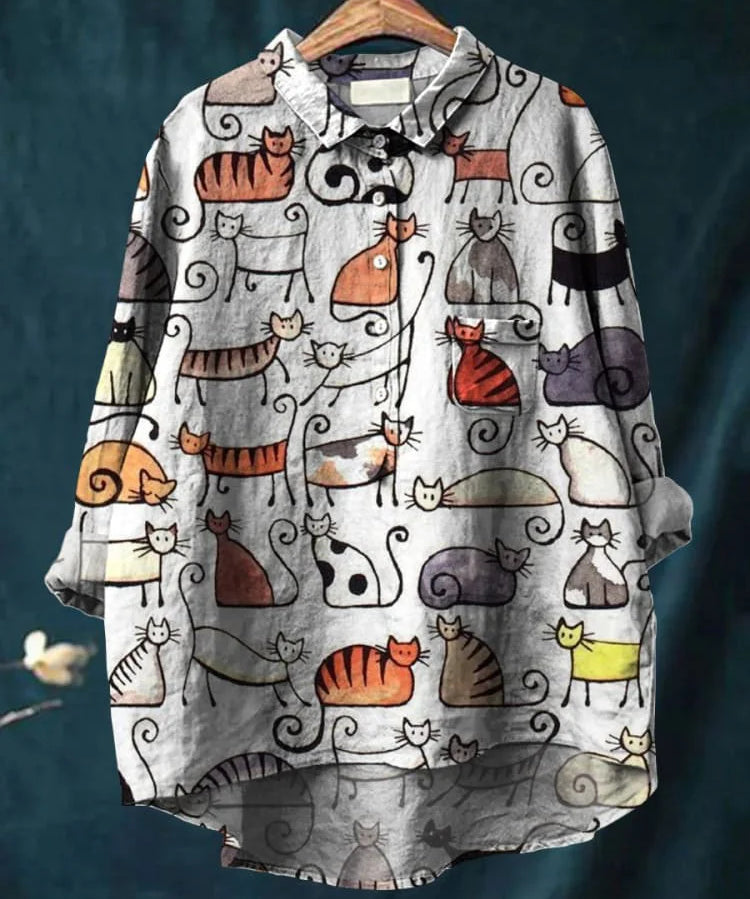 AMARI™ - Cat Art Shirt
