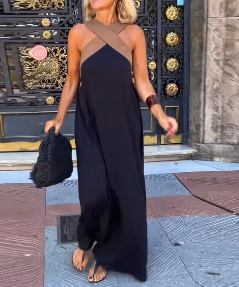 MILLEN™ - Cross Neck Elegance Dress