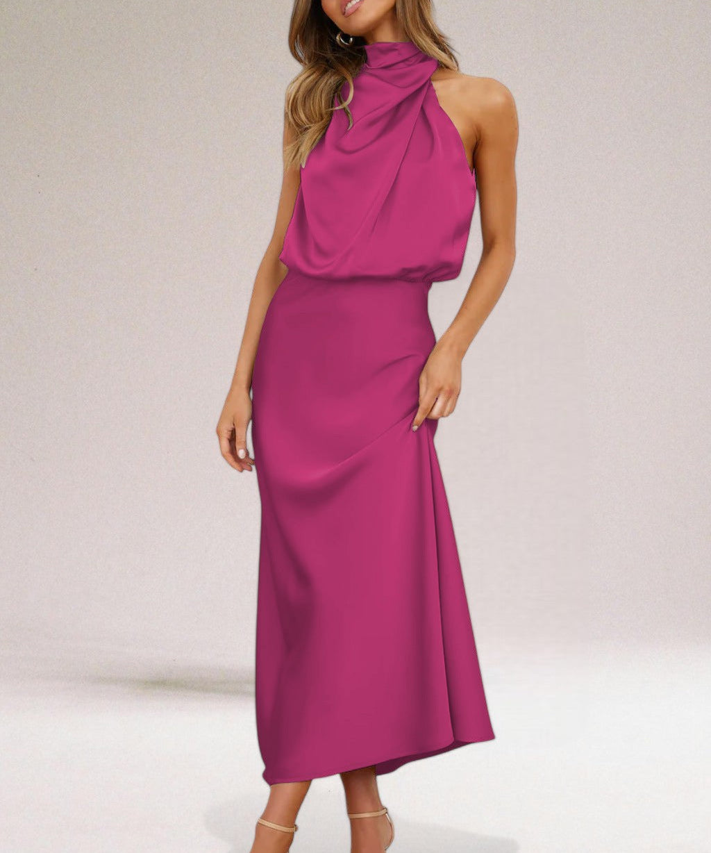 ELARA™ - Elegant Satin Evening Dress