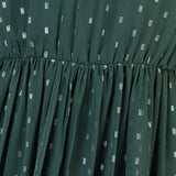 Anaya With Love Recycled Dark Green Halter Neck Tiered Maxi Dress