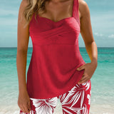 SOPHIA | PRINTED TANKINI SET