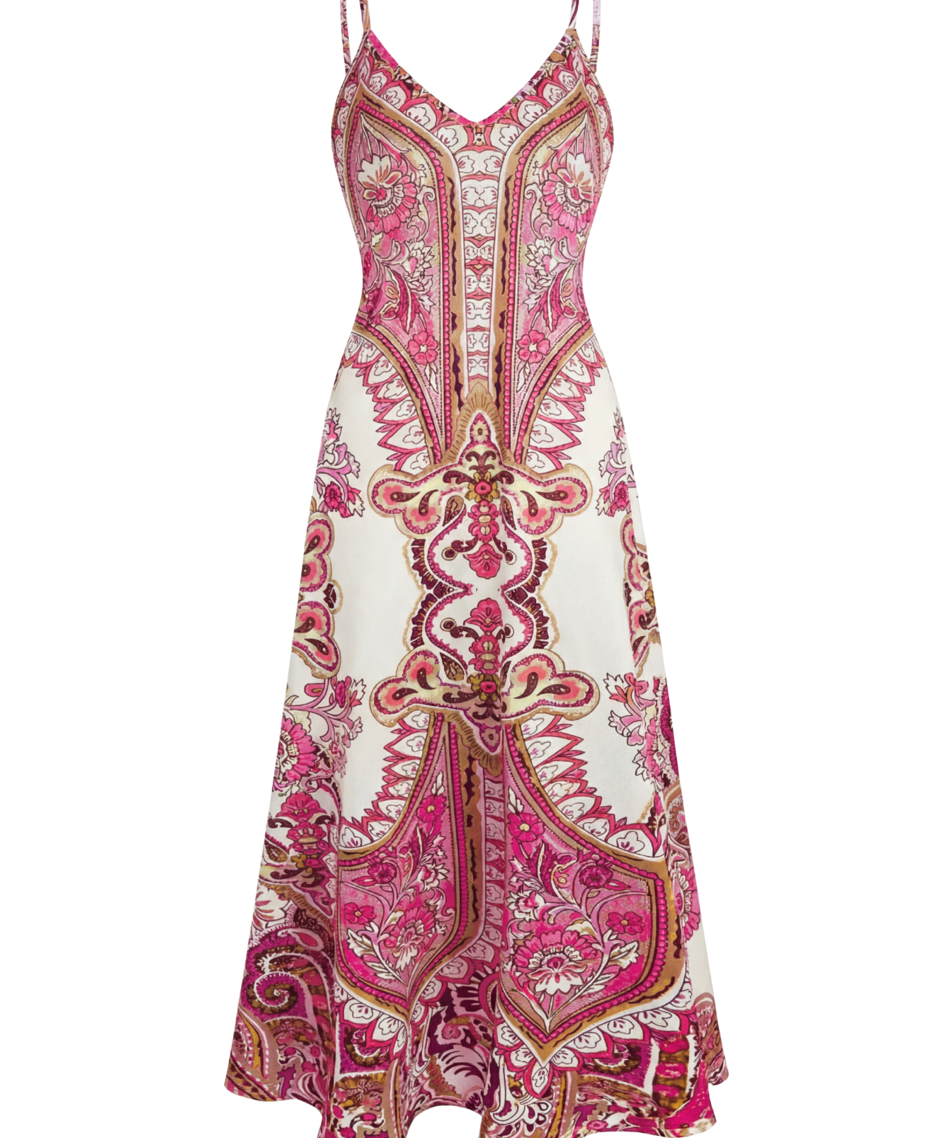 OTTILIE™ – Boho Floral Print Sleeveless Dress
