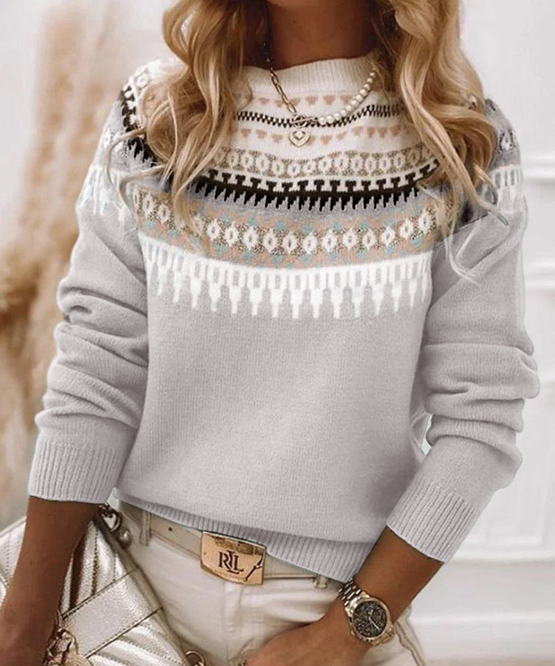 AVERY™ - Fair Isle Knit Sweater