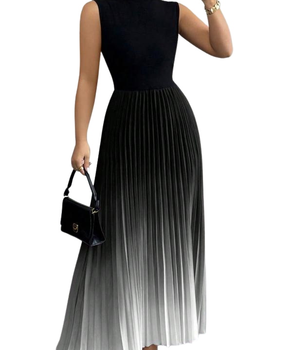 YZA™ – Elegant Ombre Sleeveless Evening Dress