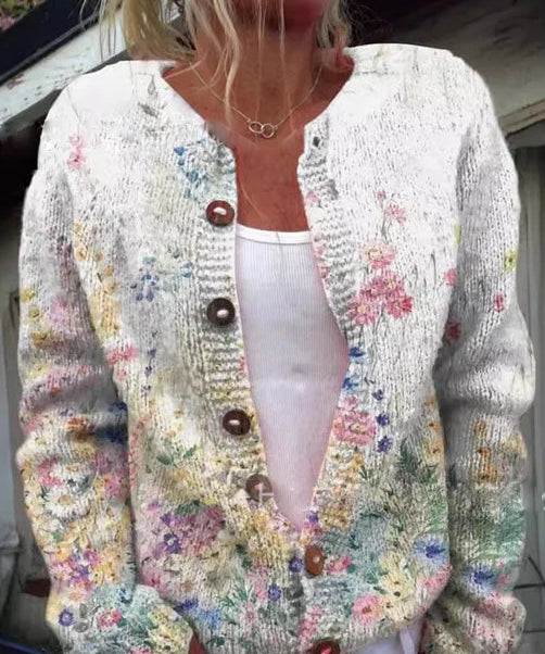 FLORA™ - Vintage Floral Cardigan