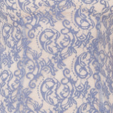 Maya Light Blue Sweetheart Neck Lace Midaxi Dress