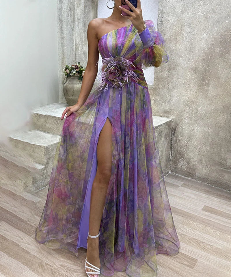 Cecelia | Elegant Split Dress