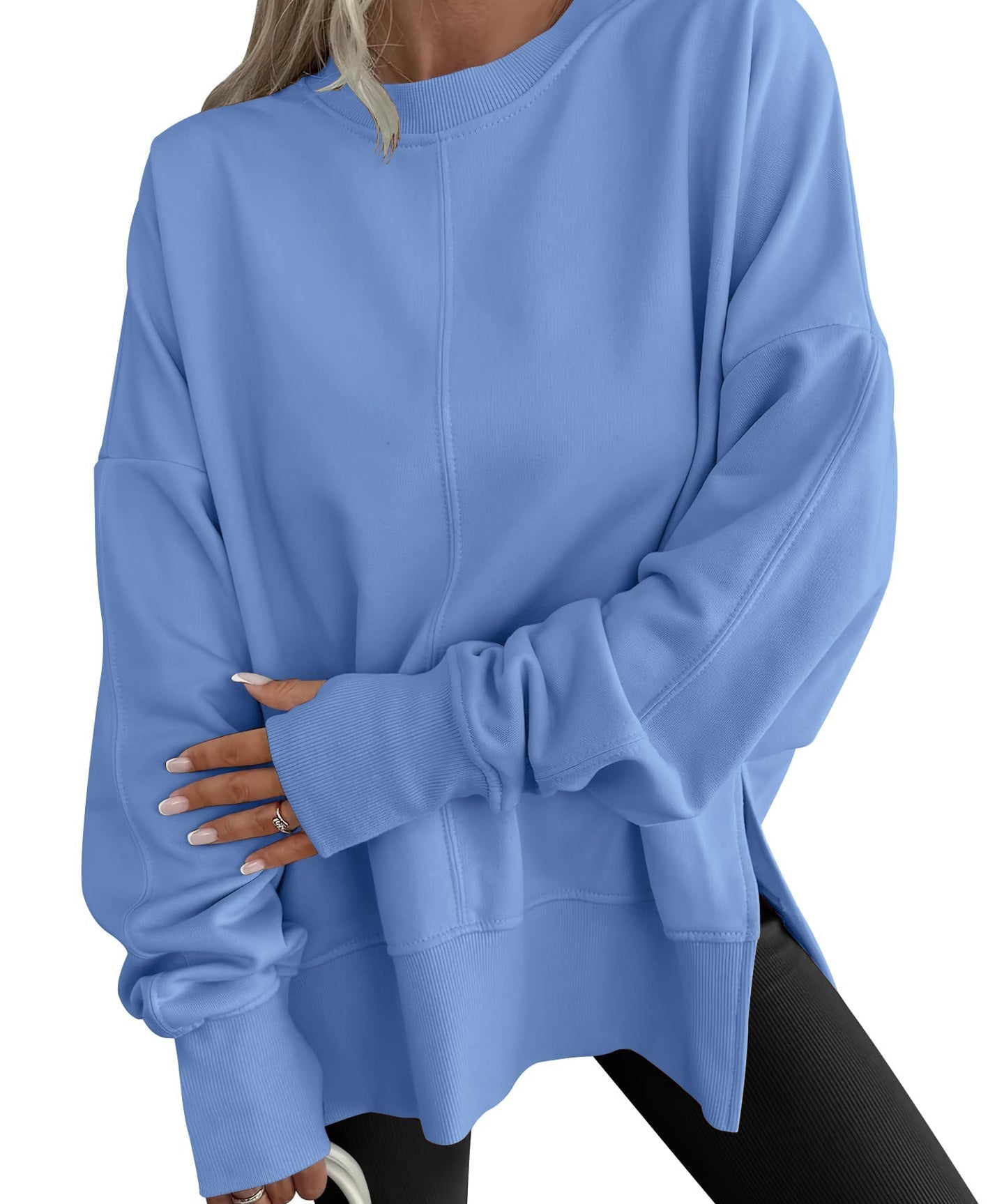 GWEN™ - Comfy Oversized Long Sleeve Sweatshirt